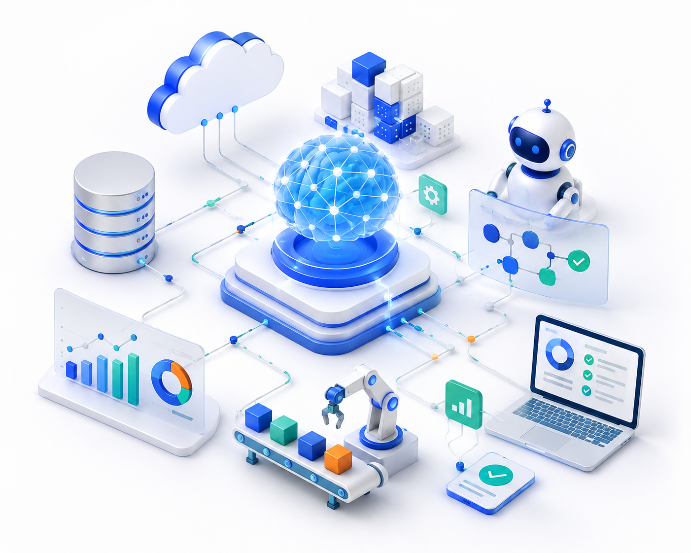 AI-Driven Solutions - Artificial Intelligence visualization